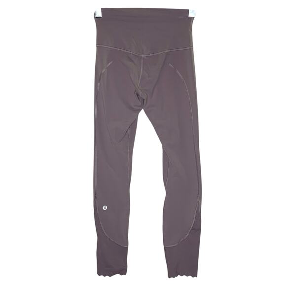 Lululemon 4 Align High Rise Leggings 25" Scallop Violet Verbena Gym Dance - Picture 2 of 10